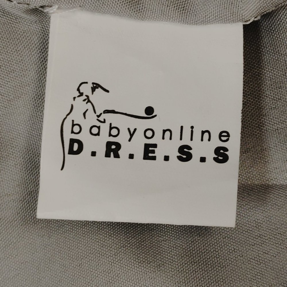 PROM/WEDDING LIGHT GRAY TULLE WITH FLORAL APPLIQUES BY BABYONLINE D.R.E.S.S. - Picture 12 of 13
